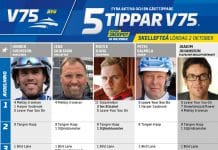 Fem tippar V75 till Skellefteå 2 oktober 2021 Fem tippar V75 till Skellefteå 2 oktober 2021