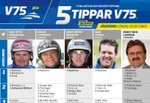Fem tippar V75 till Jägersro 30 oktober 2021 fem tippar v75 v43 jagersro 30 oktober 2021