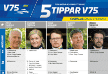 Fem tippar V75 till Solvalla Lördag 5 februari 2022 fem tippar v75 v5 solvalla 5 februari 2022
