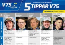 Fem tippar V75 till Momarken Lördag 19 mars 2022 fem tippar v75 v11 momarken 19 mars 2022