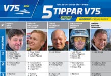 Fem tippar V75 till Jägersro Lördag 9 april 2022 fem tippar v75 v14 jagersro 9 april 2022