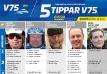 Fem tippar V75 till Boden 18 juni 2022 fem tippar v75 v24 boden midnattstravet 18 juni 2022