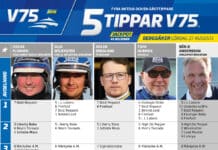 Fem tippar V75 till Bergsåker 27 augusti 2022 fem tippar v75 v34 hr