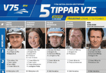 Fem tippar V75 till Färjestad 17 september 2022 fem tippar v75 v37 2022 farjestad