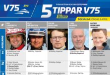 Fem tippar V75 till SOLVALLA 9 april 2023 5tipparsolvalla9april