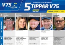 Fem tippar V75 till BODEN 17 juni 2023 fem tippar v75 v24 hr ny