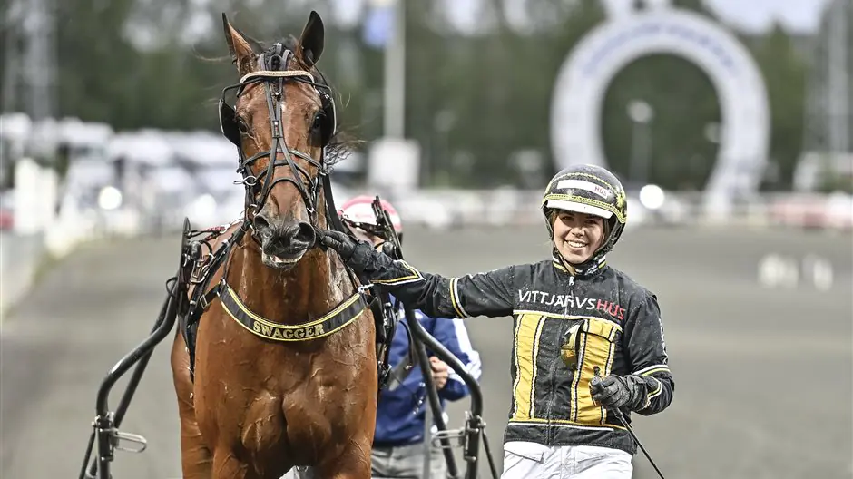 inför v86 (jackpot) sandras reklamhäst tillbaka