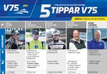Fem tippar V75 till GÄVLE 30 december 2023 fem tippar v75 v52 scaled