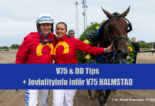 V75 & DD Tips + Jovialityinfo inför V75 Halmstad v75halmstad6juli2024