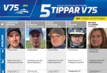 Fem tippar V75 till ÅBY 28 september 2024 Fem tippar V75 till ÅBY 28 september 2024