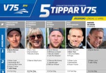 Fem tippar V75 till JÄGERSRO 12 april 2025 Fem tippar V75 till JÄGERSRO 12 april 2025