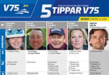 Fem tippar V75 till BODEN 14 juni 2025 Fem tippar V75 till BODEN 14 juni 2025