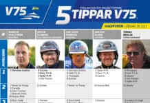 Fem tippar V75 till HAGMYREN 26 juli 2025 Fem tippar V75 till HAGMYREN 26 juli 2025