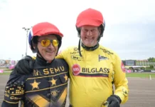 Inför V75 FÄRJESTAD: Tjomslands tunga duo taggade inför Unionskampen tom erik solberg och oystein tjomsland glada 720x482 jpg