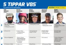Fem tippar V85 till ÅRJÄNG 11 juli 2026