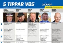 Fem tippar V85 BOLLNÄS 25 juli 2026