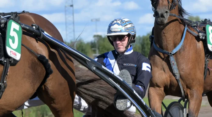 Inför V86: Heta chanser för Christoffer Eriksson – ”De två är mina bästa” christoffer eriksson i sulky 1440x810 jpg