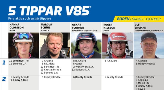 fem tippar v85 v40
